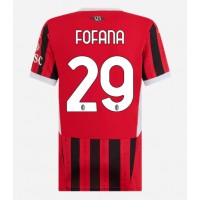 Fotballdrakt Dame AC Milan Youssouf Fofana #29 Hjemmedrakt 2024-25 Kortermet